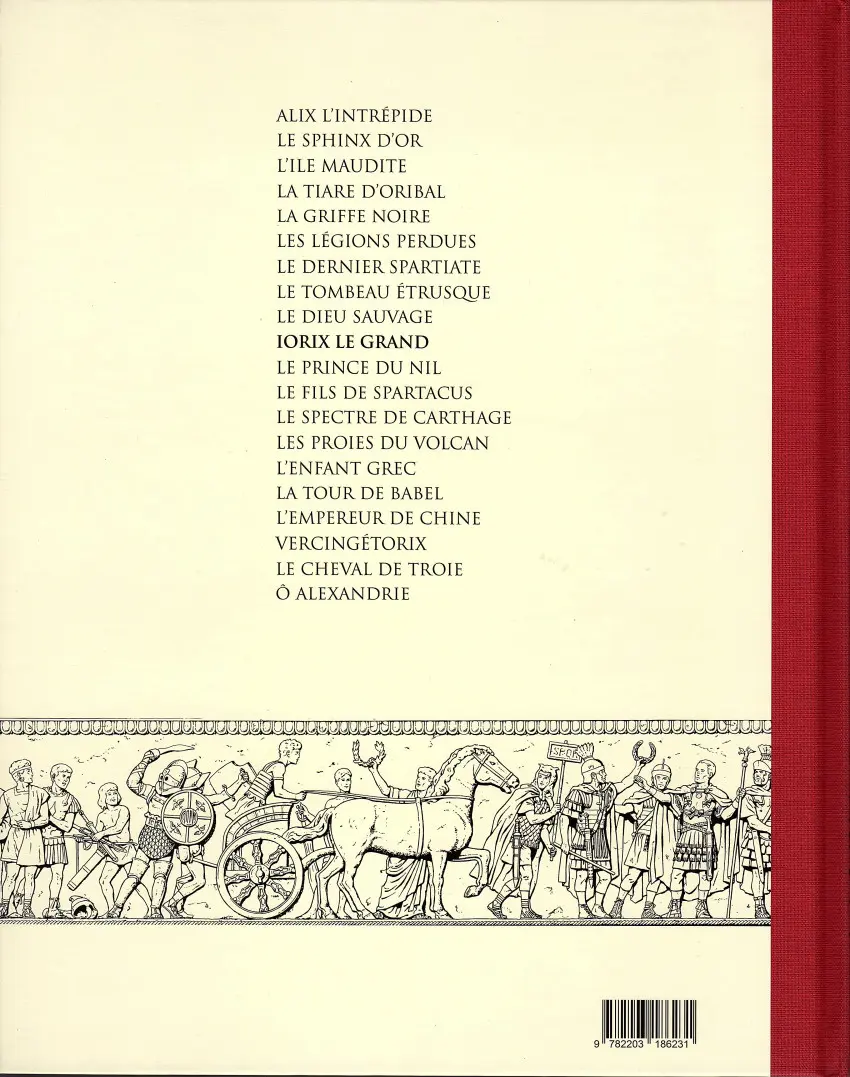 Verso de l'album Alix Tome 10 Iorix le grand