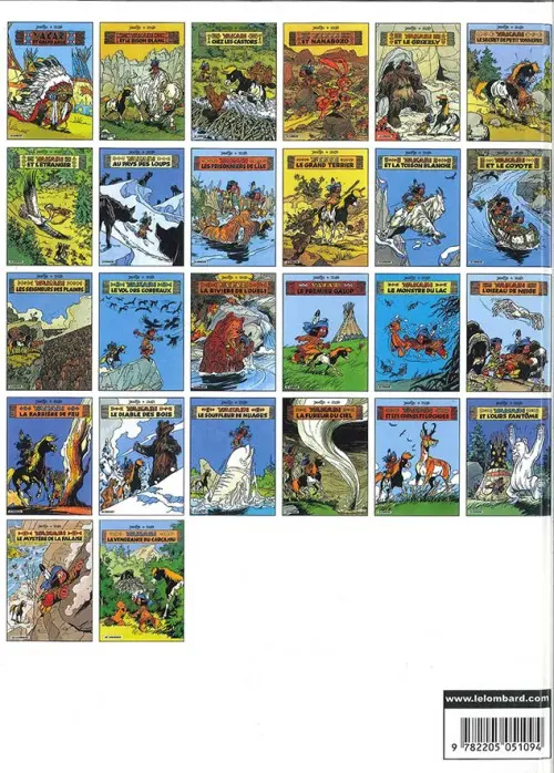 Verso de l'album Yakari Tome 11 Yakari et la toison blanche
