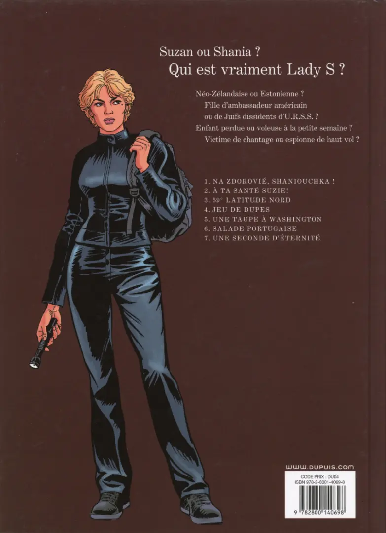 Verso de l'album Lady S. Tome 5 Une taupe à Washington