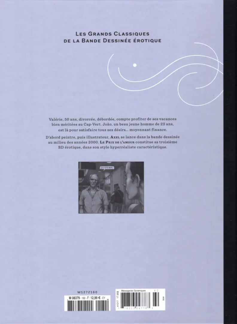 Verso de l'album Les Grands Classiques de la Bande Dessinée Érotique - La Collection Tome 160 Le prix de l'amour