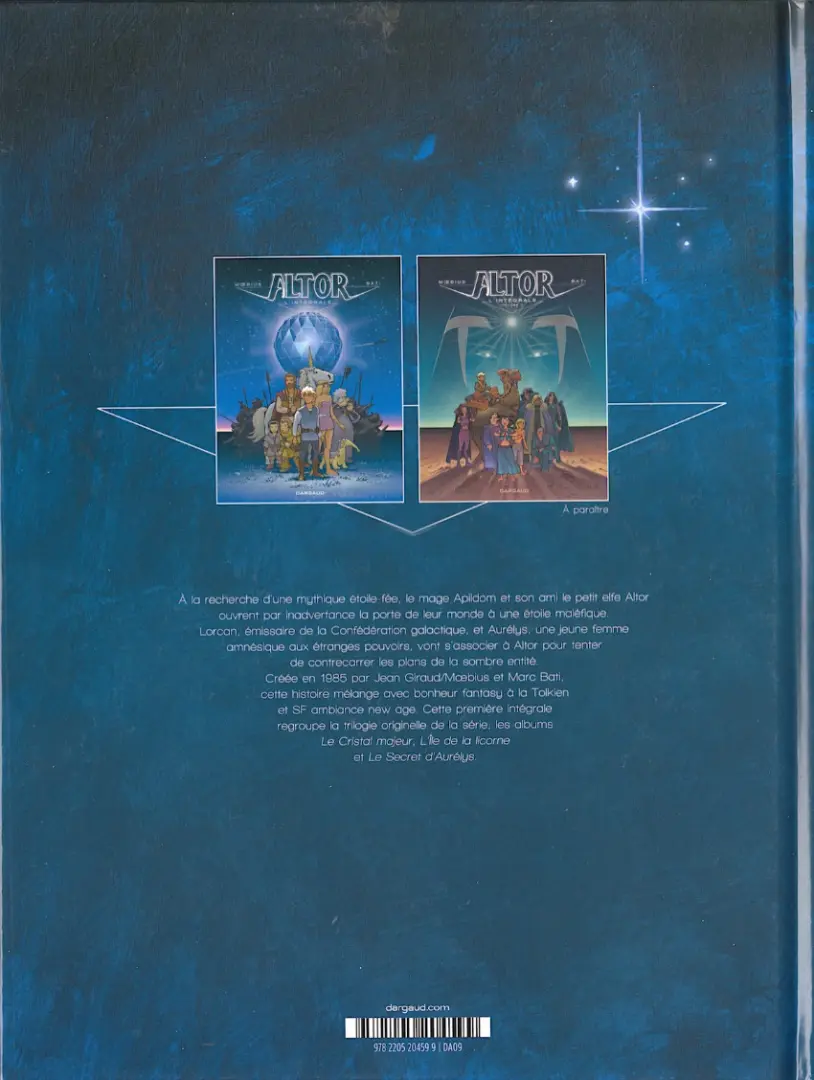 Verso de l'album Altor Volume 1 L'intégrale