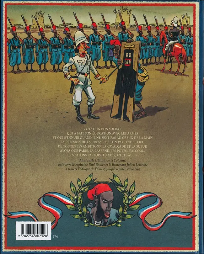 Verso de l'album La Colonne Tome 1 Un esprit blanc