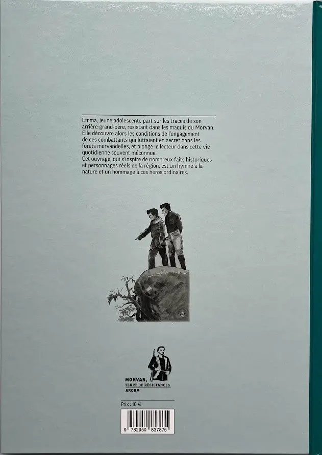 Verso de l'album Jeunesses au Maquis Résistance en Morvan