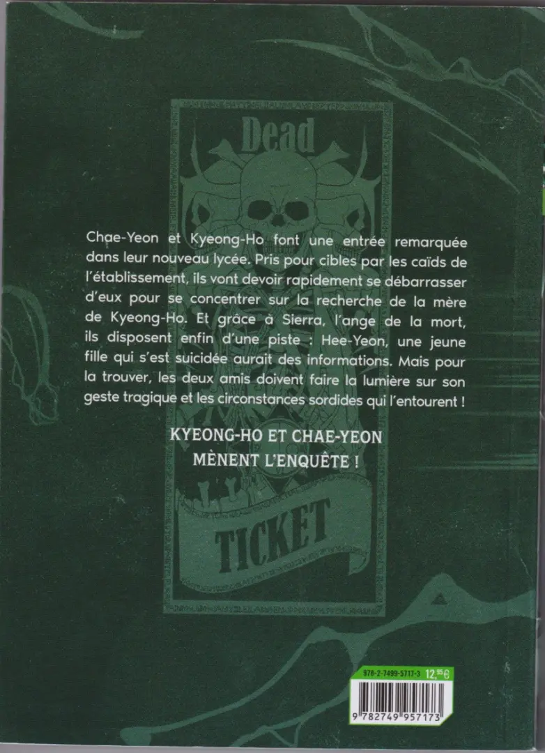 Verso de l'album Hero Ticket 3