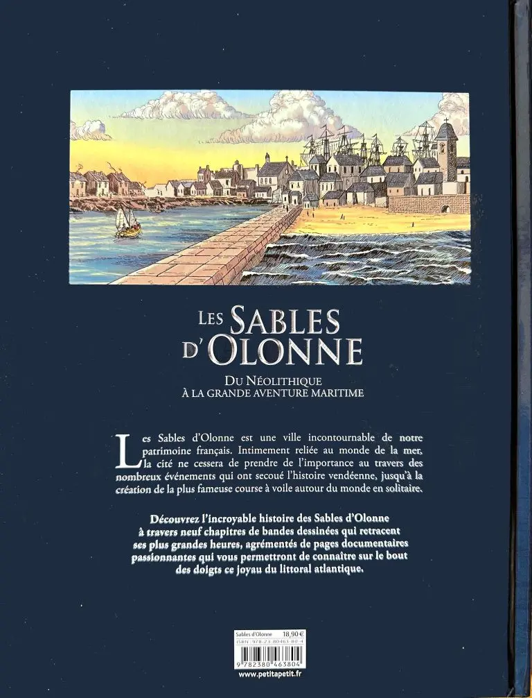 Verso de l'album Les sables d'Olonne Les Sables d'Olonne