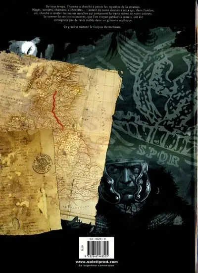 Verso de l'album Corpus Hermeticum Tome 2 Les Hautes Terres