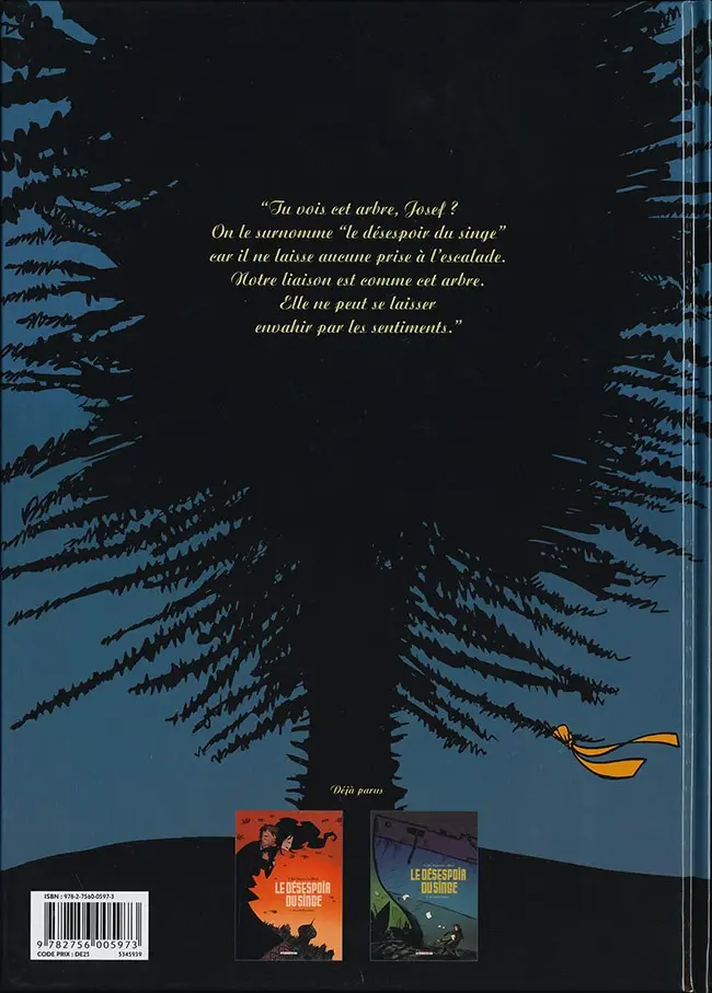 Verso de l'album Le Désespoir du singe Tome 2 Le désert d'épaves
