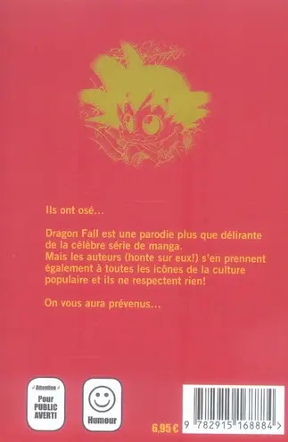 Verso de l'album Dragon Fall Tome 8 Sauvons le soldat Ryan !!