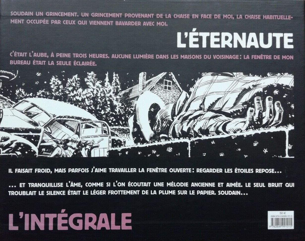 Verso de l'album L'Éternaute