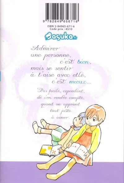 Verso de l'album Fleurs bleues 2