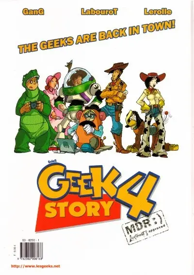 Verso de l'album Les Geeks Tome 4 Hacker vaillant rien d'impossible