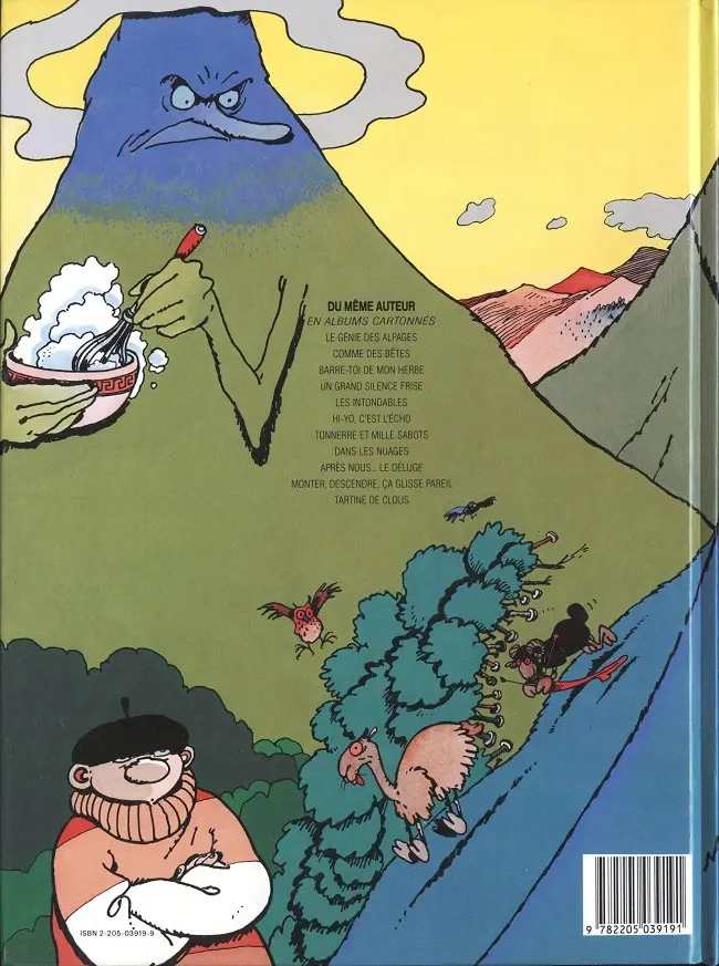 Verso de l'album Le Génie des Alpages Tome 10 Monter, descendre, ça glisse pareil