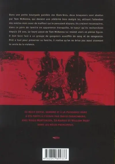 Verso de l'album A History of Violence
