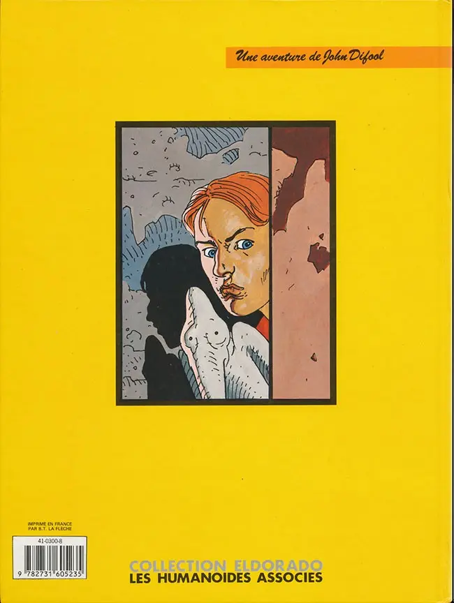 Verso de l'album Avant l'Incal Tome 1 1ere partie