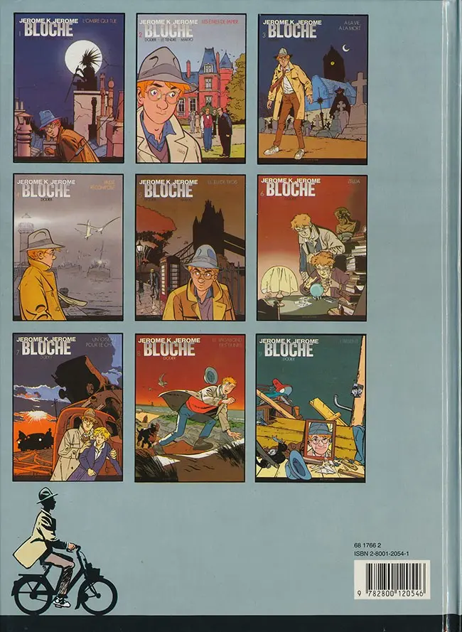 Verso de l'album Jérôme K. Jérôme Bloche Tome 9 L'absent