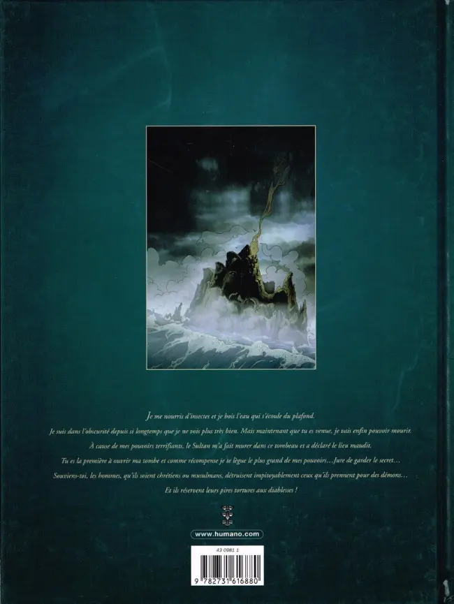 Verso de l'album Lune d'ombre Tome 3 L'île aux Démons