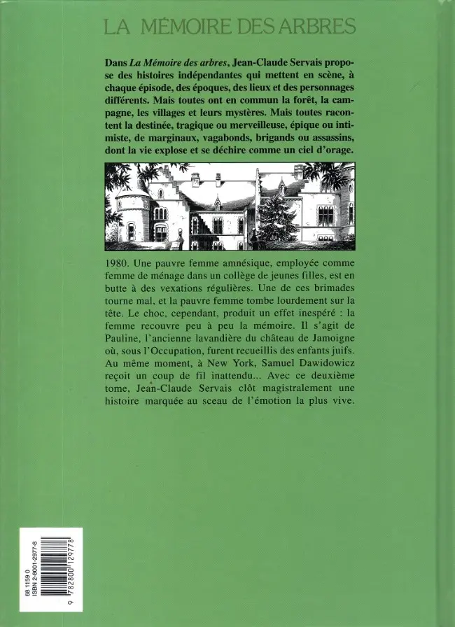 Verso de l'album La Mémoire des arbres Tome 8 La lettre froissée - Tome 2