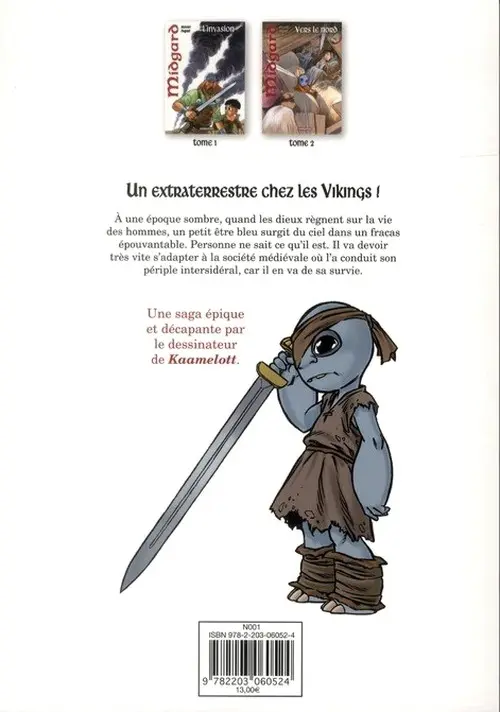 Verso de l'album Midgard Tome 2 Vers le nord