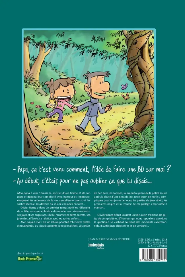 Verso de l'album Mon Papa à moi !