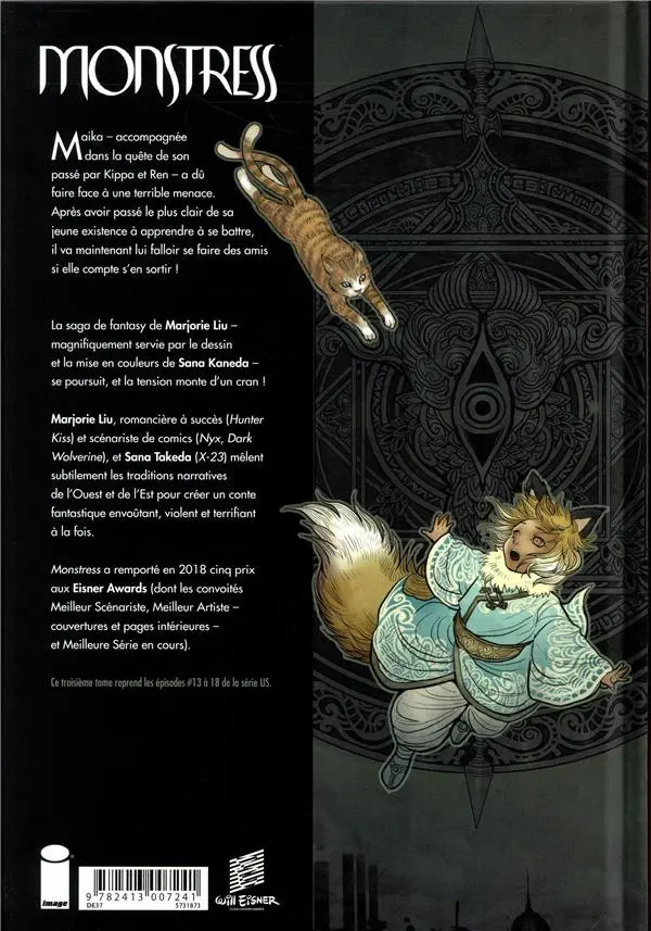 Verso de l'album Monstress 3 Erreur fatale
