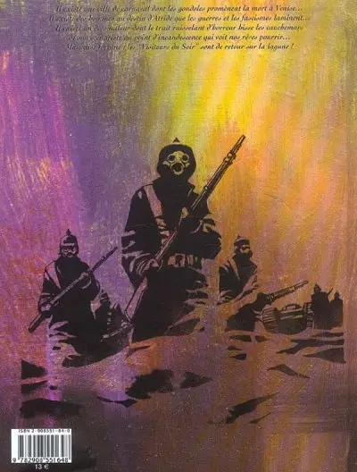 Verso de l'album La Mort dans les yeux