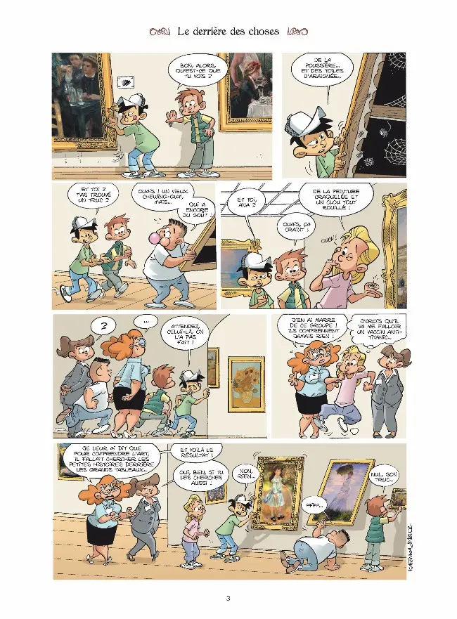 Verso de l'album Le Musée des bozarts Tome 1