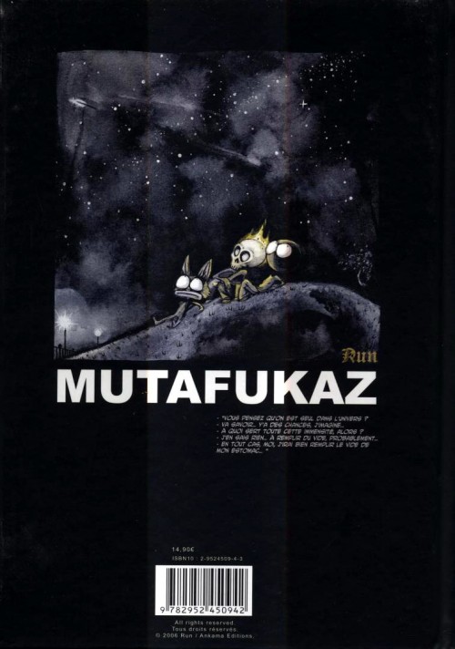 Verso de l'album Mutafukaz Tome 1 Dark Meat City