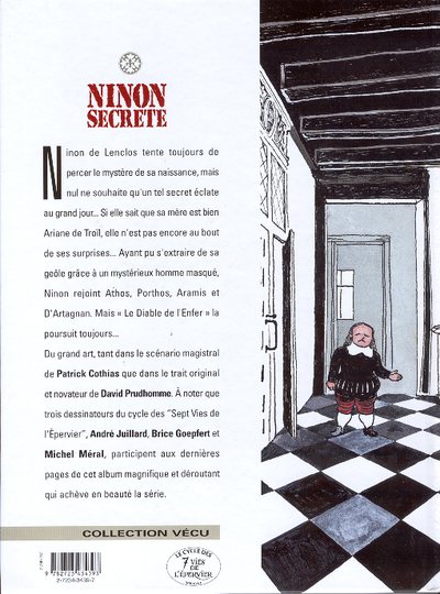 Verso de l'album Ninon Secrète Tome 6 Décisions