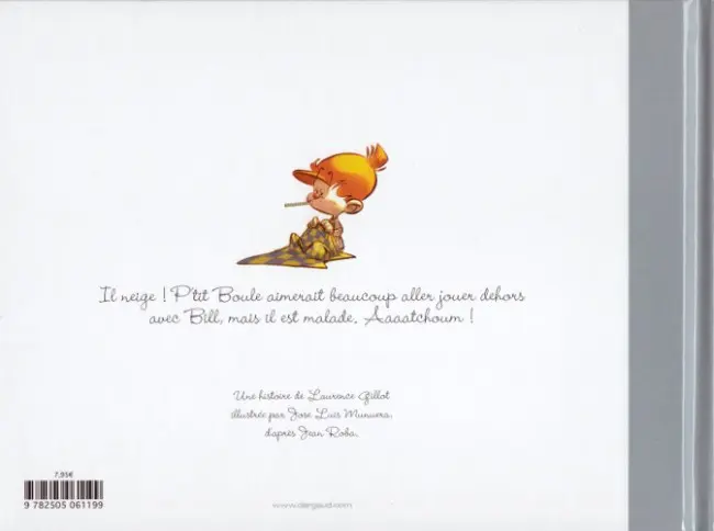 Verso de l'album P'tit Boule & Bill Tome 5 Cheval blanc