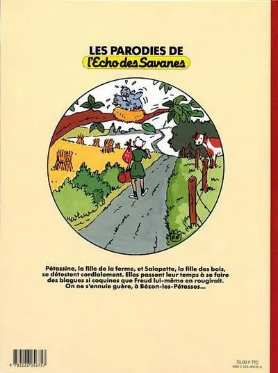 Verso de l'album Le Petit monde de Pétassine