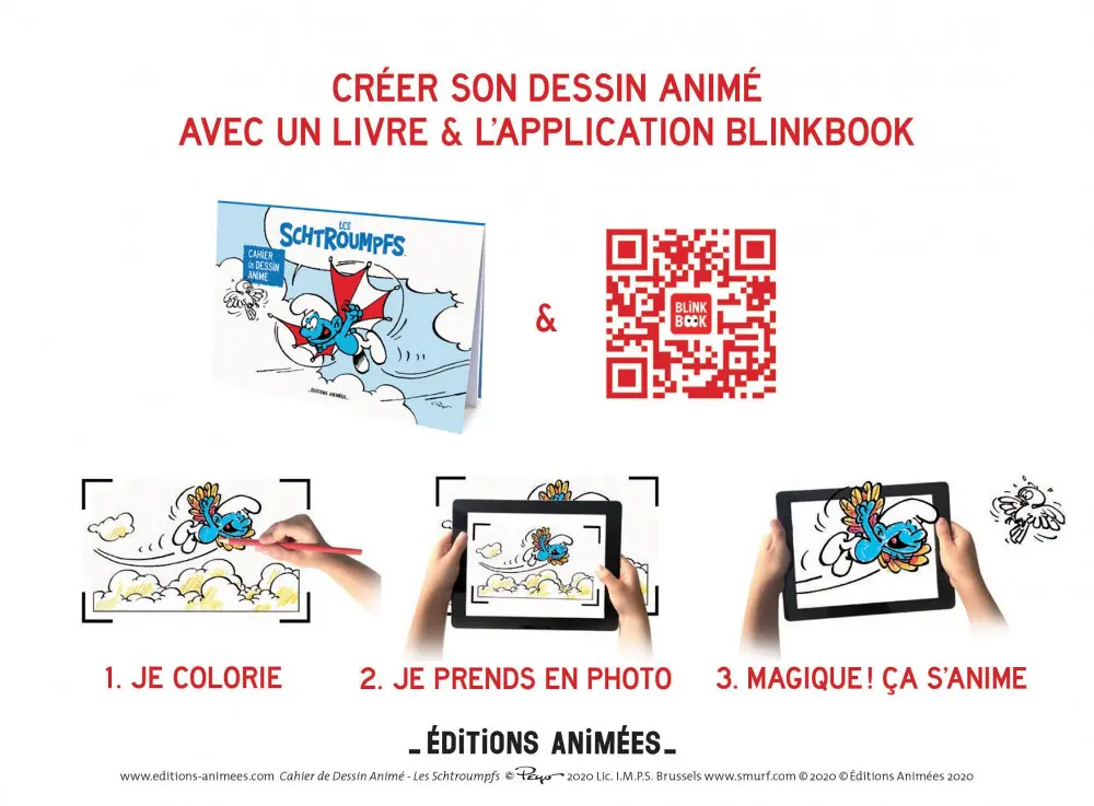 Autre de l'album Les Schtroumpfs Cahier de dessin animé