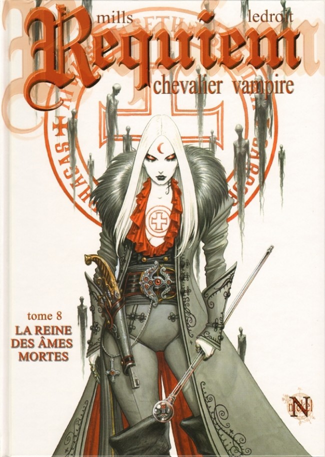 Couverture de l'album Requiem Chevalier Vampire Tome 8 La reine des âmes mortes
