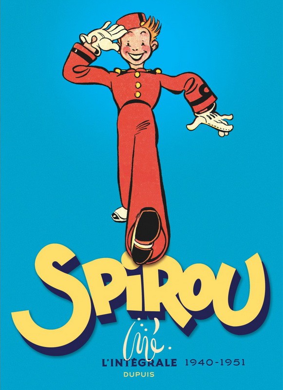 Couverture de l'album Spirou et Fantasio - Intégrale Dupuis 2 Tome 17 Spirou par Jijé - L'intégrale 1940-1951