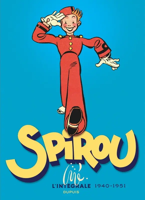 Couverture de l'album Spirou et Fantasio - Intégrale Dupuis 2 Tome 17 Spirou par Jijé - L'intégrale 1940-1951