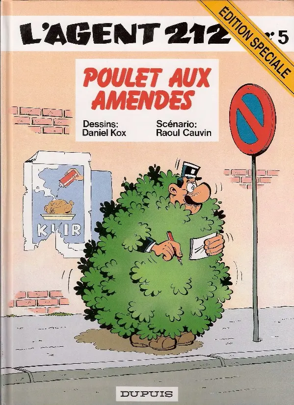 Couverture de l'album L'Agent 212 Tome 5 Poulet aux amendes