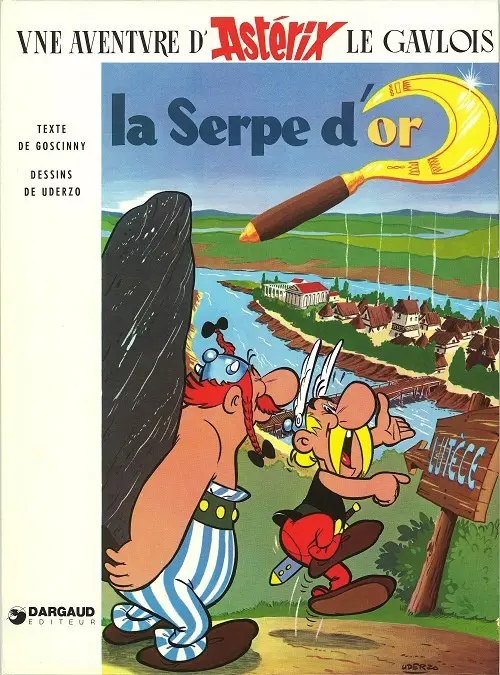 Couverture de l'album Astérix Tome 2 La serpe d'or