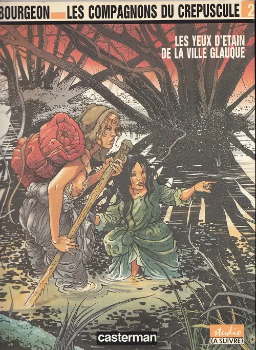 Couverture de l'album Les Compagnons du crépuscule Tome 2 Les yeux d'étain de la ville glauque