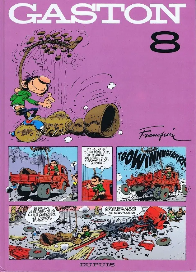 Couverture de l'album Gaston Tome 8 Édition spéciale 40e anniversaire