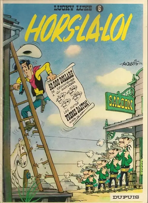 Couverture de l'album Lucky Luke Tome 6 Hors-la-loi
