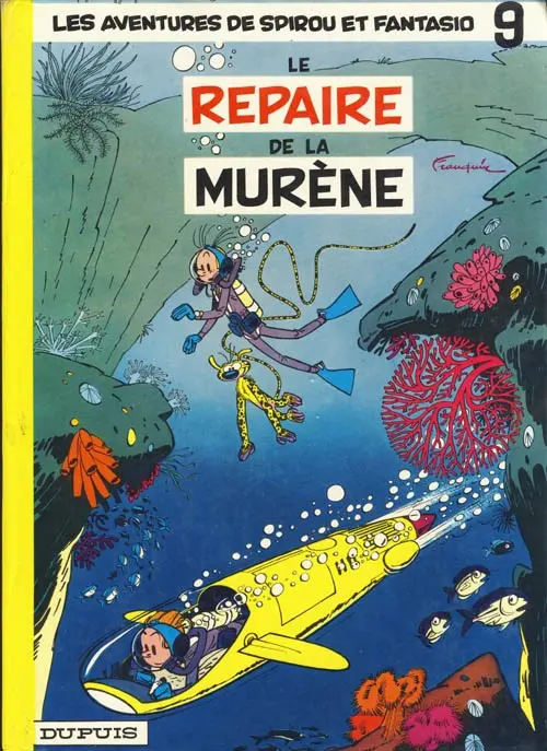 Couverture de l'album Spirou et Fantasio Tome 9 Le repaire de la murène