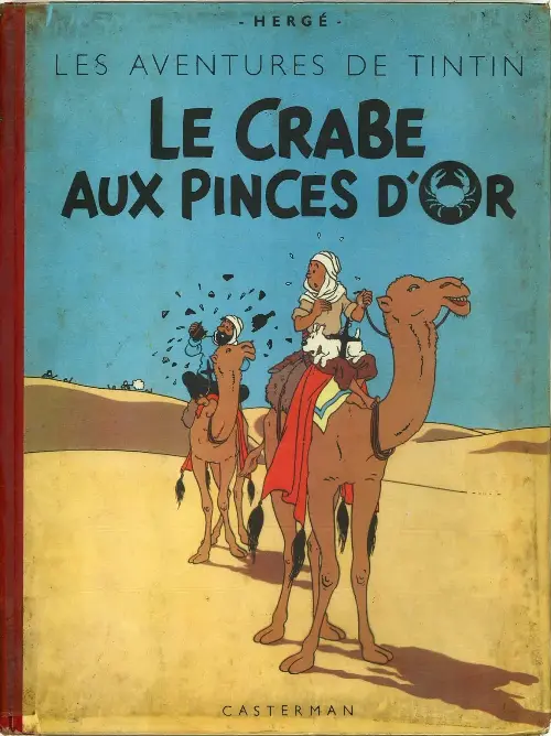 Couverture de l'album Tintin Tome 9 Le crabe aux pinces d'or