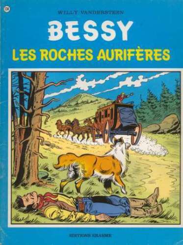 Couverture de l'album Bessy Tome 134 Les roches aurifères