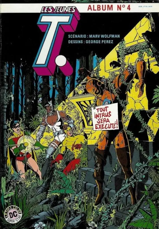 Couverture de l'album Les Jeunes Titans Album N° 4