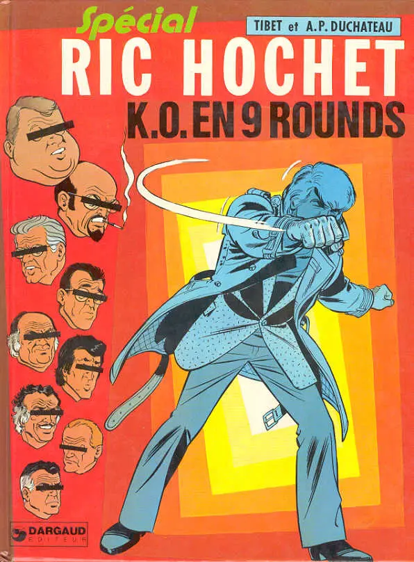 Couverture de l'album Ric Hochet Tome 31 K.O. en 9 rounds