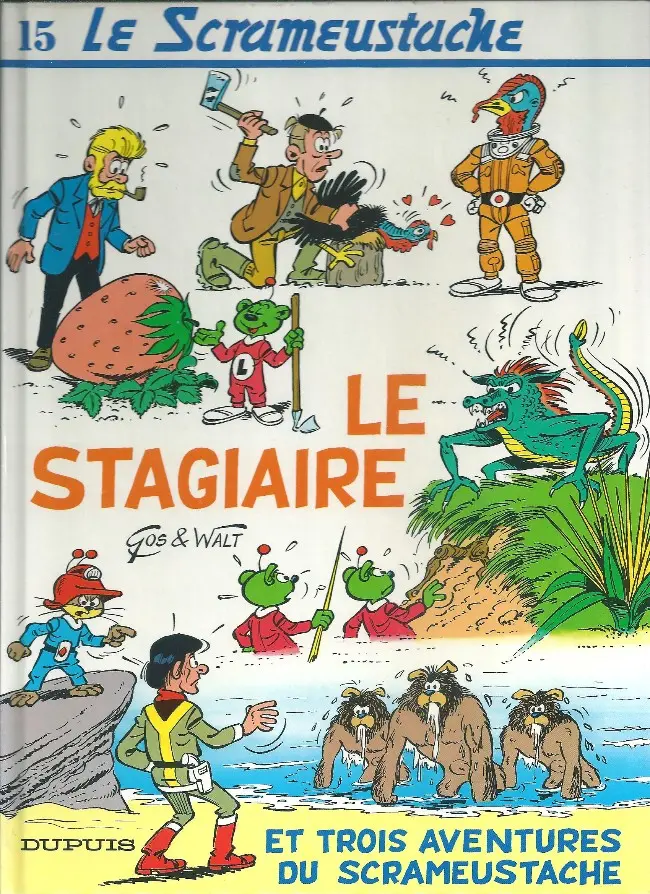 Couverture de l'album Le Scrameustache Tome 15 Le stagiaire