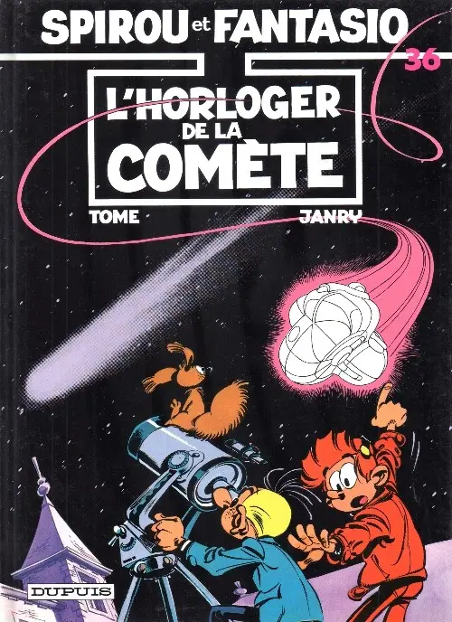 Couverture de l'album Spirou et Fantasio Tome 36 l'horloger de la comète