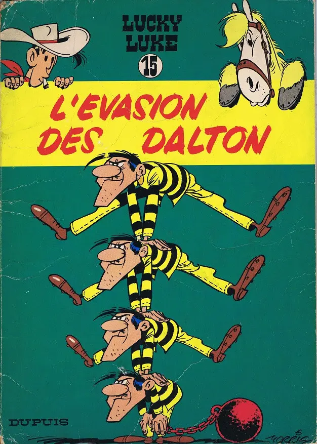 Couverture de l'album Lucky Luke Tome 15 L'évasion des Dalton