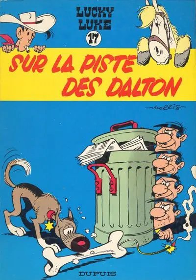 Couverture de l'album Lucky Luke Tome 17 Sur la piste des Dalton