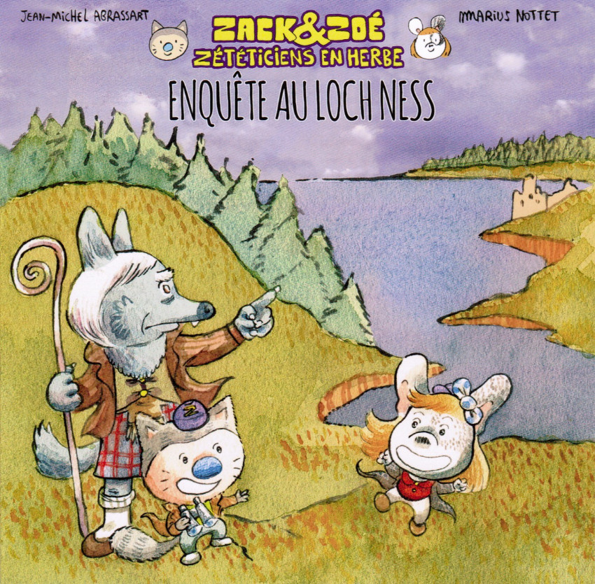 Couverture de l'album Zack & Zoé, zététiciens en herbe Tome 1 Enquête au Loch Ness