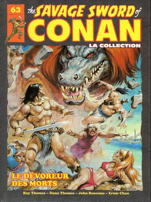 Couverture de l'album The Savage Sword of Conan - La Collection Tome 63 Le dévoreur des morts